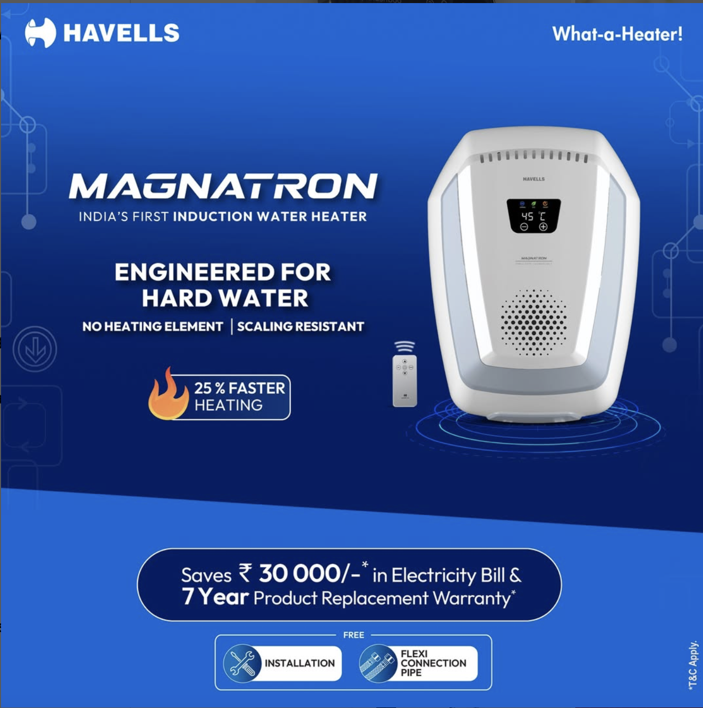 Magnatron India's First Induction Water Heater